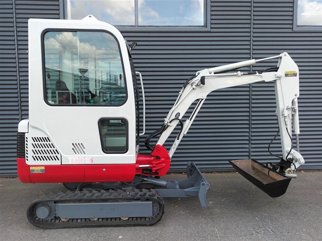 Bagger Türe ait Takeuchi TB 016, Gebrauchtmaschine içinde Fårevejle (resim 2)