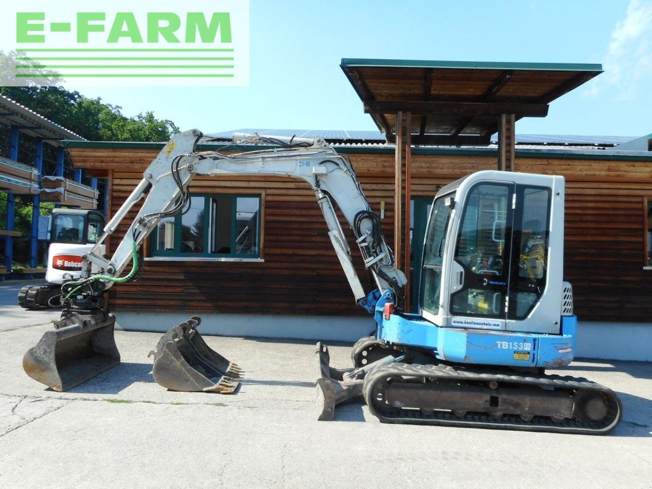 Bagger of the type Takeuchi tb 153fr ( 5.650kg ) rototilt +ähnlich powertilt, Gebrauchtmaschine in ST. NIKOLAI/DR. (Picture 1)