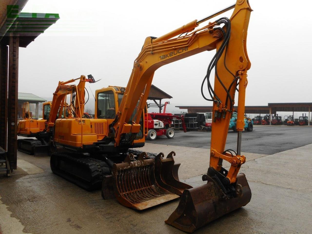 Bagger typu Takeuchi tb 175 ( 7,24t ) hydr. sw + 3 löffel, Gebrauchtmaschine w ST. NIKOLAI/DR. (Zdjęcie 4)