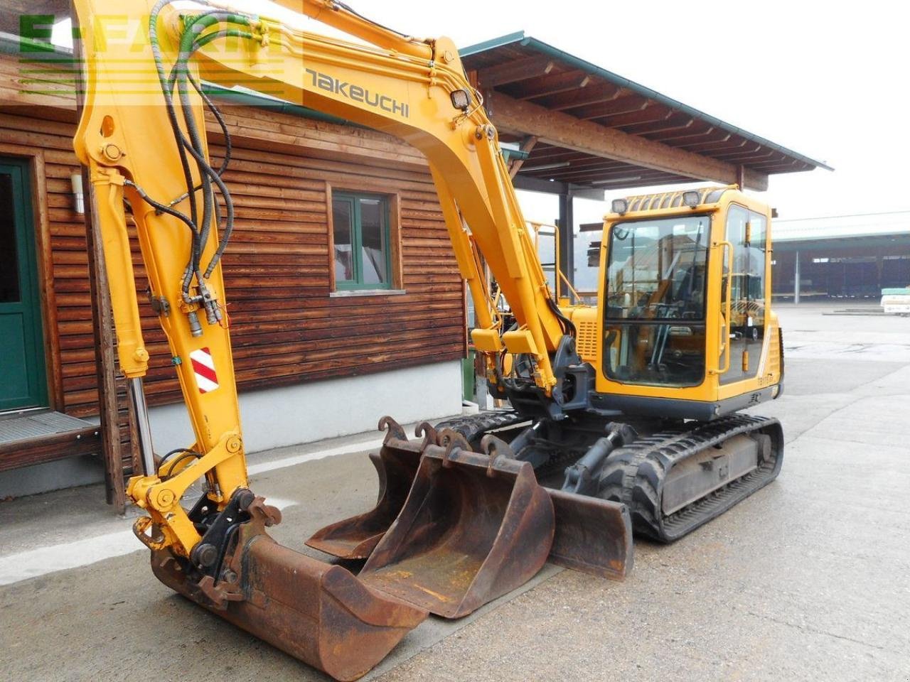 Bagger tip Takeuchi tb 175 ( 7,24t ) hydr. sw + 3 löffel, Gebrauchtmaschine in ST. NIKOLAI/DR. (Poză 13)