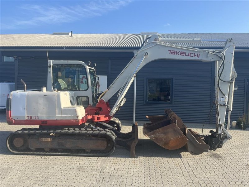 Bagger typu Takeuchi TB 175 Hydraulisk skifte og 4 skovle., Gebrauchtmaschine v Rønnede (Obrázek 1)