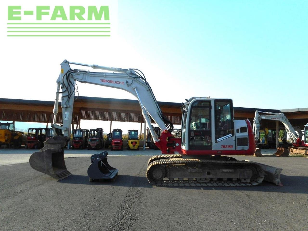 Bagger a típus Takeuchi tb 2150 ( 15.095kg ) mit schwenkarm, Gebrauchtmaschine ekkor: ST. NIKOLAI/DR. (Kép 1)