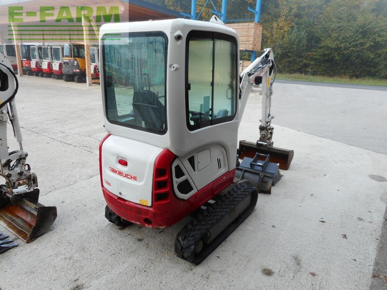 Bagger tipa Takeuchi tb 216 ( 1.865kg ) mit powertilt u. hydr. sw u., Gebrauchtmaschine u ST. NIKOLAI/DR. (Slika 4)