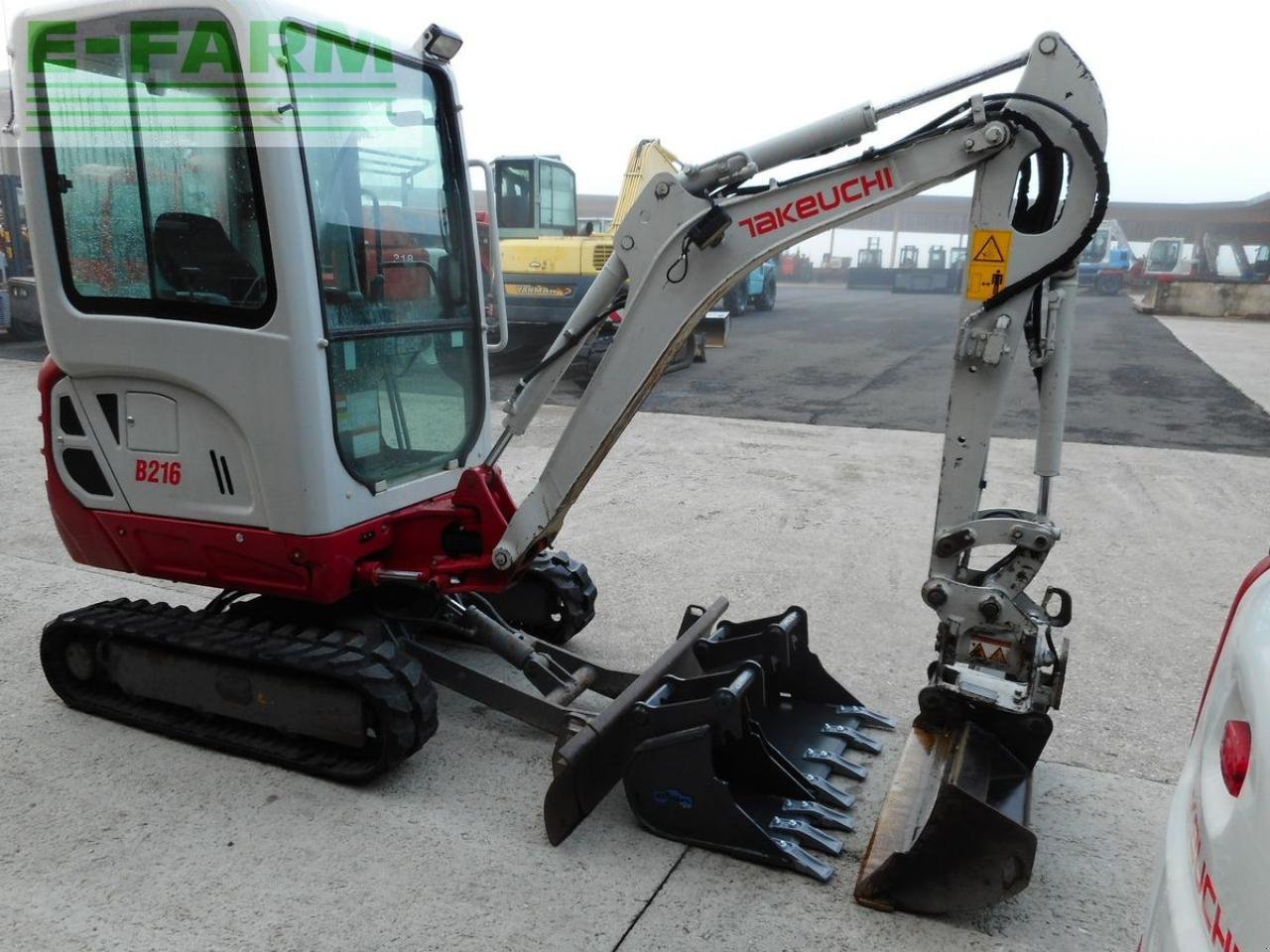 Bagger tipa Takeuchi tb 216 ( 1.865kg ) mit powertilt u. hydr. sw u., Gebrauchtmaschine u ST. NIKOLAI/DR. (Slika 14)