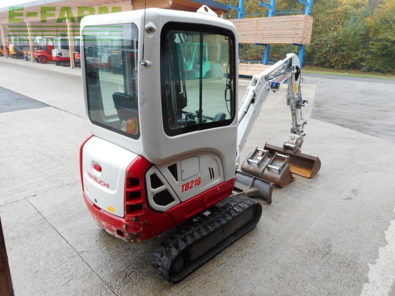 Bagger tip Takeuchi tb 216 ( 1.865kg ) mit powertilt u. hydr. sw u., Gebrauchtmaschine in ST. NIKOLAI/DR. (Poză 4)