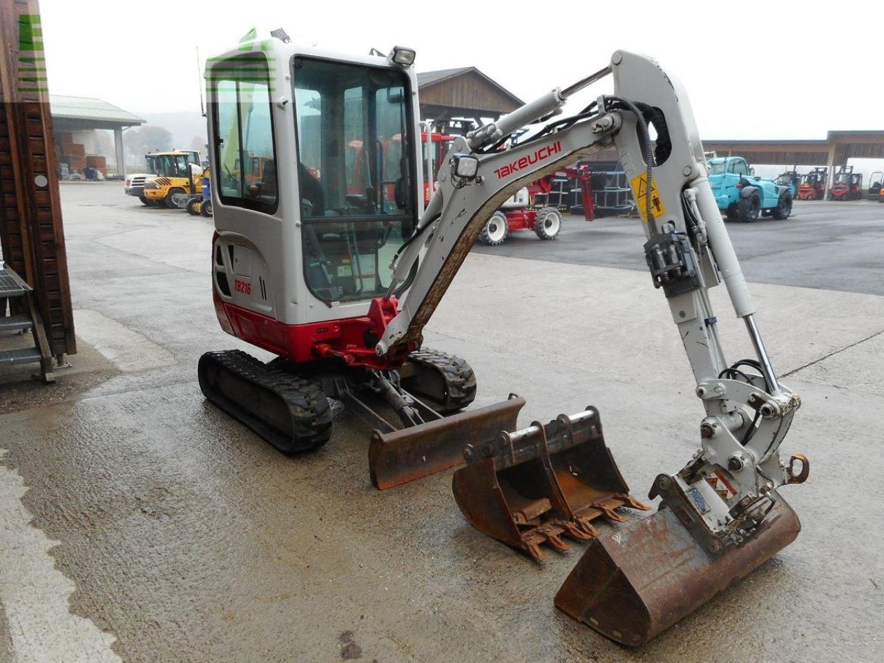 Bagger tip Takeuchi tb 216 ( 1.865kg ) mit powertilt u. hydr. sw u., Gebrauchtmaschine in ST. NIKOLAI/DR. (Poză 5)