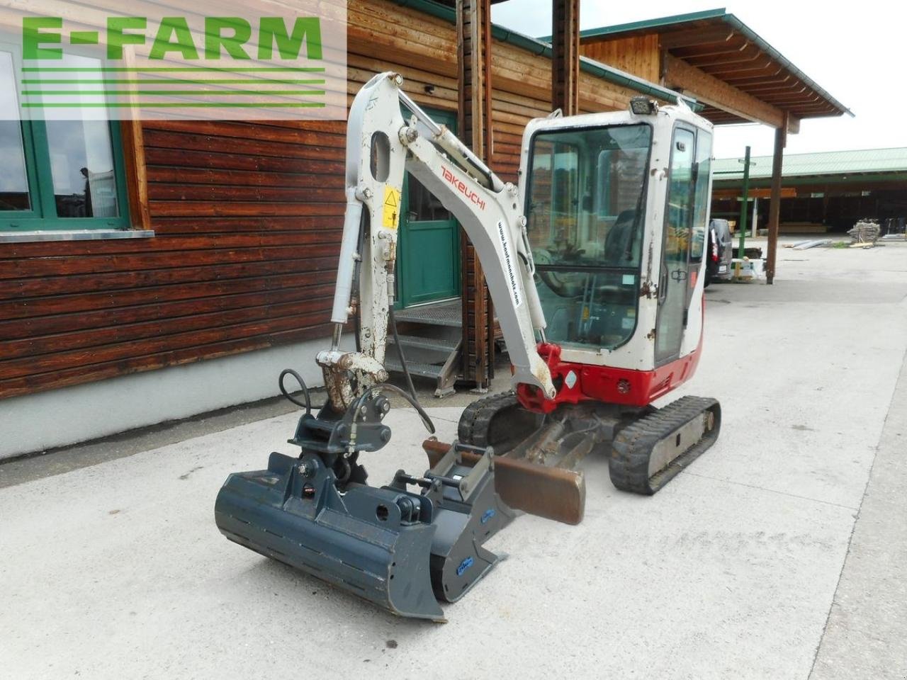 Bagger del tipo Takeuchi tb 216 ( 1.865kg ) schnellwechsler neu! löffel, Gebrauchtmaschine en ST. NIKOLAI/DR. (Imagen 2)