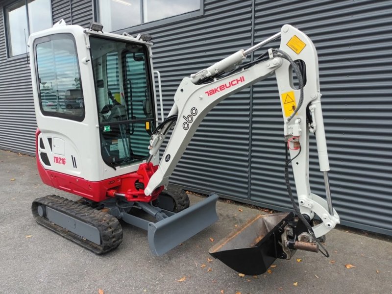 Bagger of the type Takeuchi TB 216, Gebrauchtmaschine in Fårevejle (Picture 1)