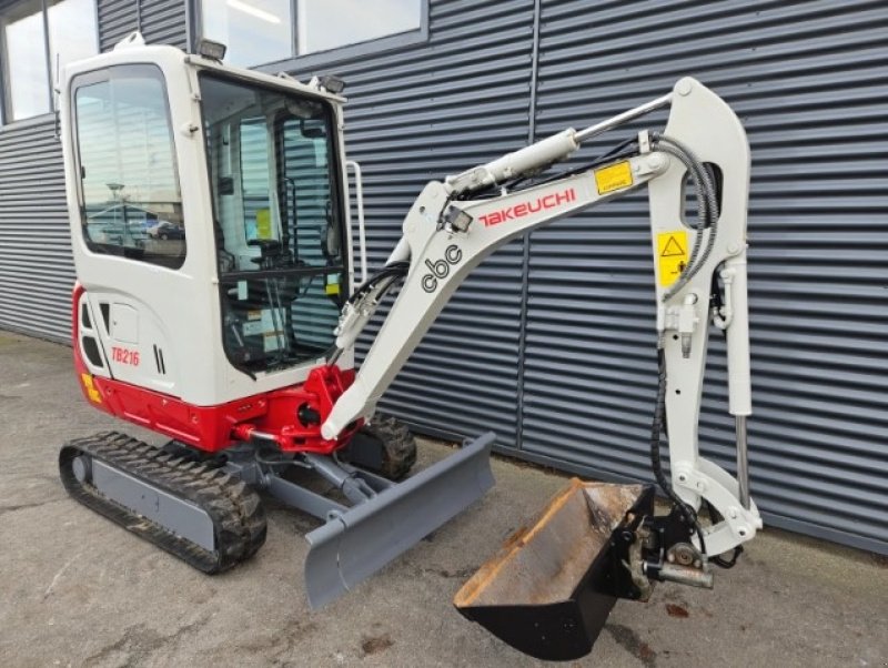 Bagger tipa Takeuchi TB 216, Gebrauchtmaschine u Fårevejle (Slika 1)