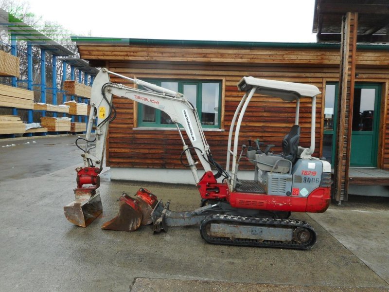 Bagger of the type Takeuchi tb 219 ( 1.945kg ) powertilt + 3 löffel, Gebrauchtmaschine in ST. NIKOLAI/DR. (Picture 1)