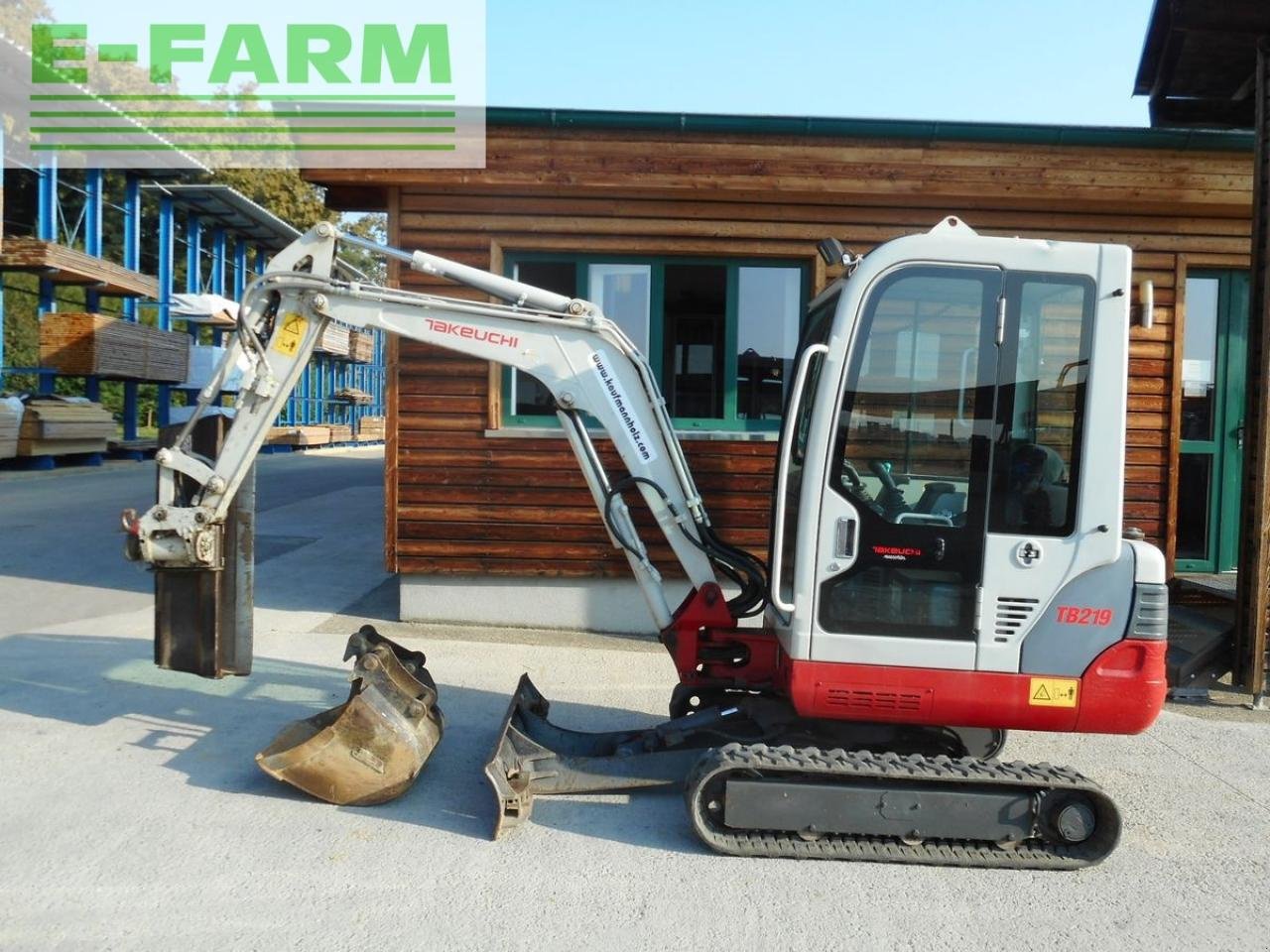 Bagger of the type Takeuchi tb 219 ( 2.070kg ) powertilt + hydr. schnellwech, Gebrauchtmaschine in ST. NIKOLAI/DR. (Picture 1)