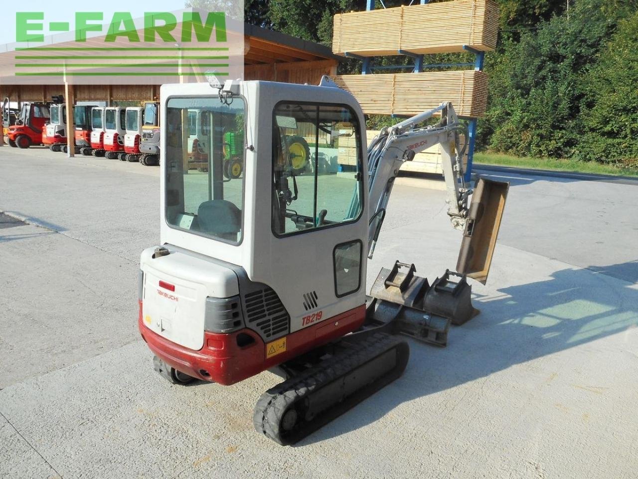 Bagger del tipo Takeuchi tb 219 ( 2.070kg ) powertilt + hydr. schnellwech, Gebrauchtmaschine en ST. NIKOLAI/DR. (Imagen 4)