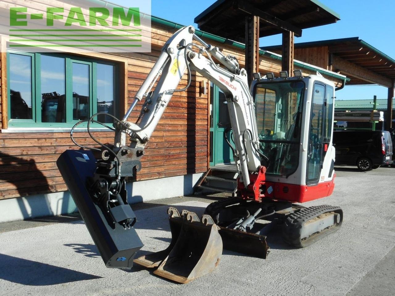 Bagger Türe ait Takeuchi tb 225 ( 2.400kg ) mit hydr. verstellfahrwerk, Gebrauchtmaschine içinde ST. NIKOLAI/DR. (resim 2)