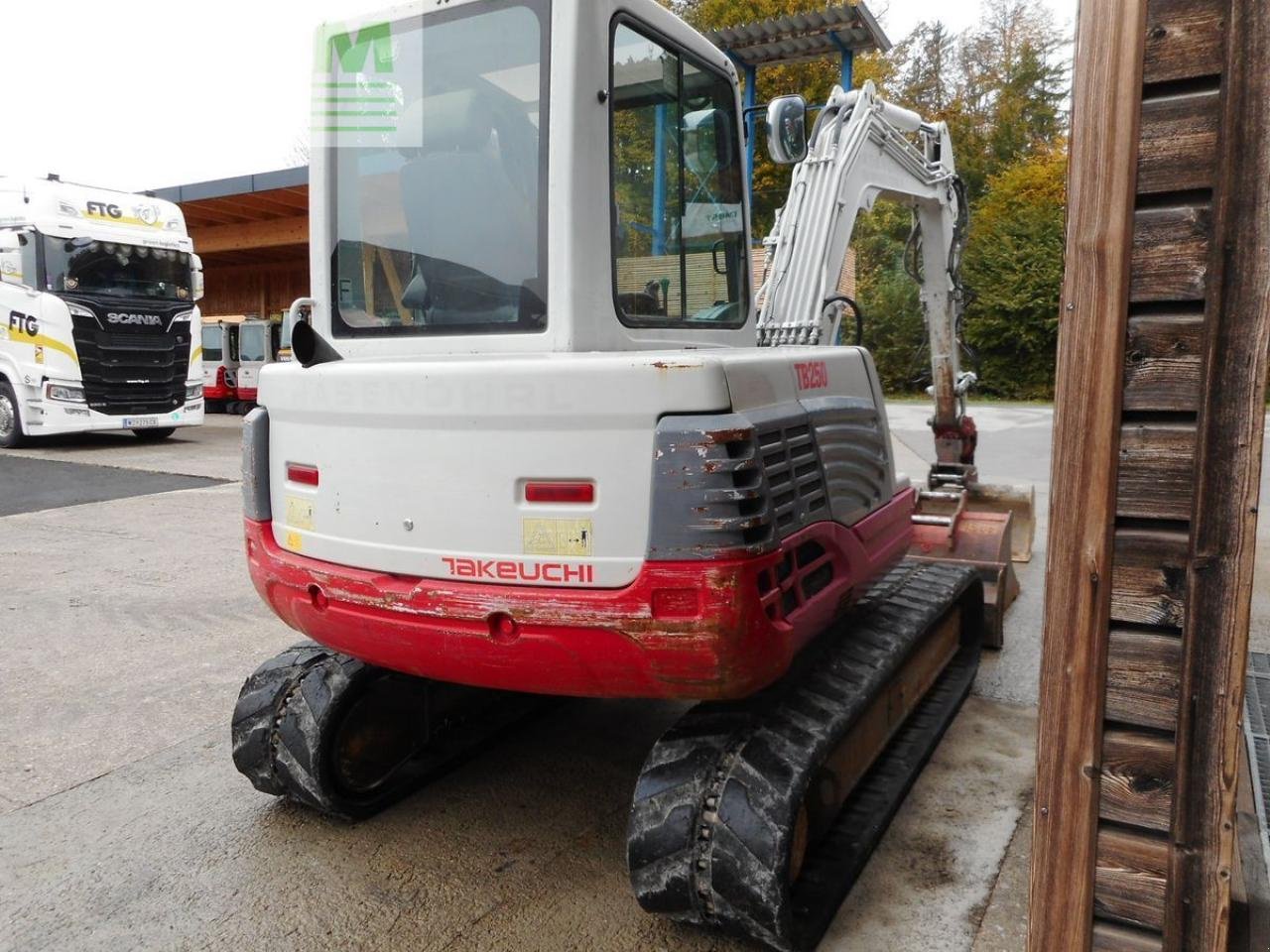 Bagger del tipo Takeuchi tb 250 ( 4.965kg ) powertilt + hydr. sw + 3 löff, Gebrauchtmaschine en ST. NIKOLAI/DR. (Imagen 4)