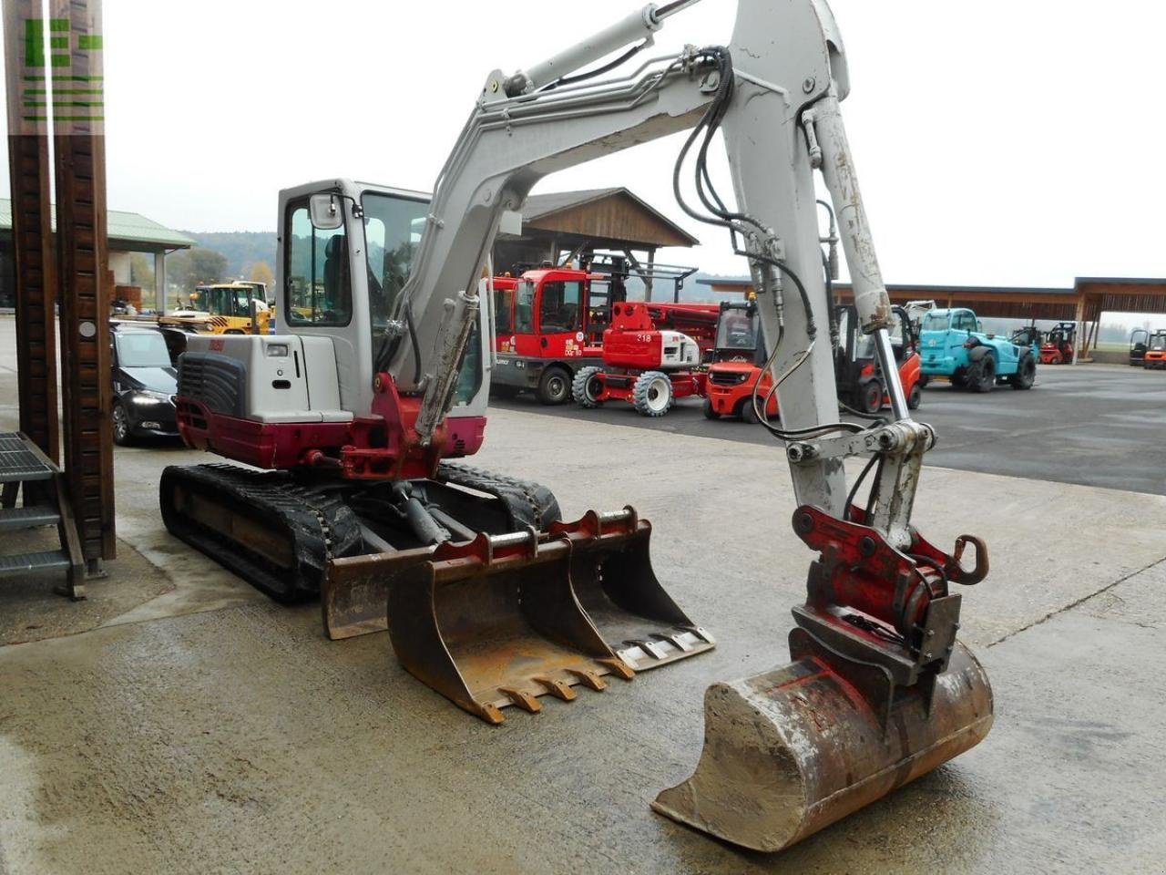 Bagger del tipo Takeuchi tb 250 ( 4.965kg ) powertilt + hydr. sw + 3 löff, Gebrauchtmaschine en ST. NIKOLAI/DR. (Imagen 5)