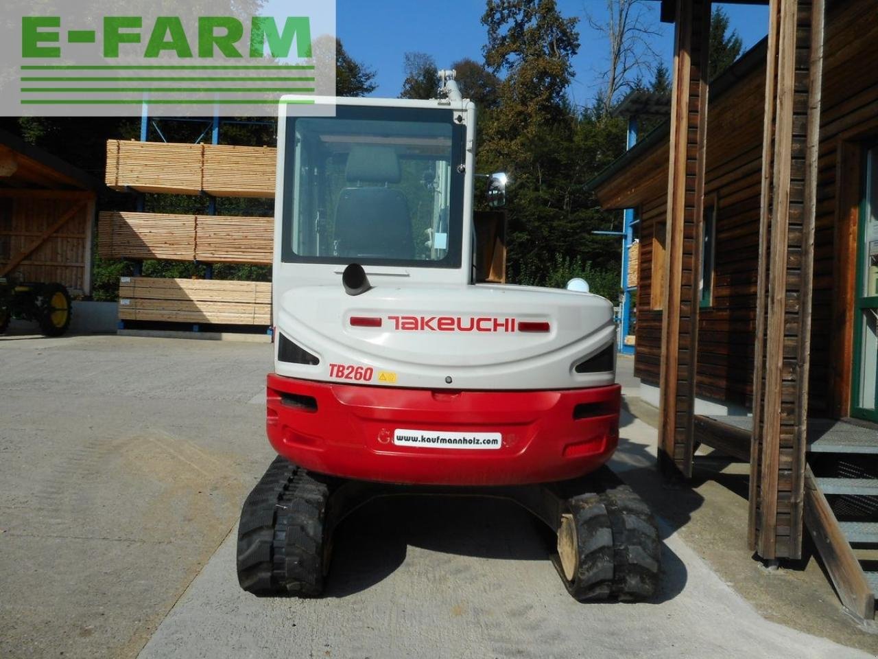 Bagger del tipo Takeuchi tb 260 ( 5.735kg ) powertilt + hydr. sw + 3 löff, Gebrauchtmaschine en ST. NIKOLAI/DR. (Imagen 3)