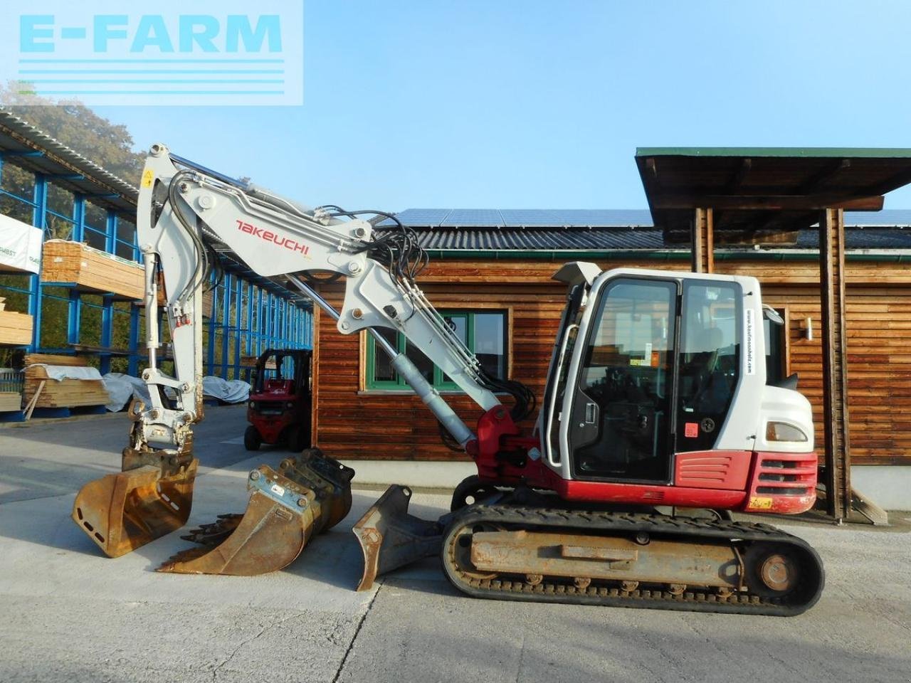 Bagger типа Takeuchi tb 290 mit powertilt + hydr. sw + verstellarm, Gebrauchtmaschine в ST. NIKOLAI/DR. (Фотография 1)