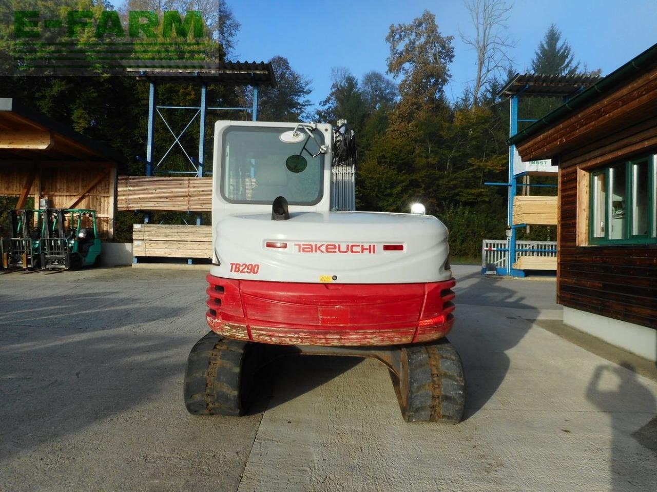 Bagger Türe ait Takeuchi tb 290 mit powertilt + hydr. sw + verstellarm, Gebrauchtmaschine içinde ST. NIKOLAI/DR. (resim 3)