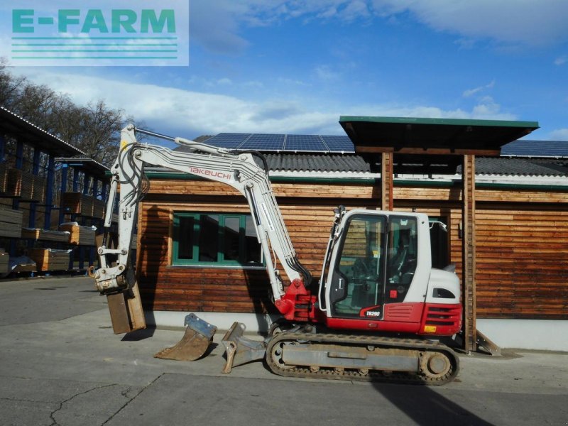 Bagger tip Takeuchi tb 290 mit powertilt und hydr. schnellwechsler, Gebrauchtmaschine in ST. NIKOLAI/DR.