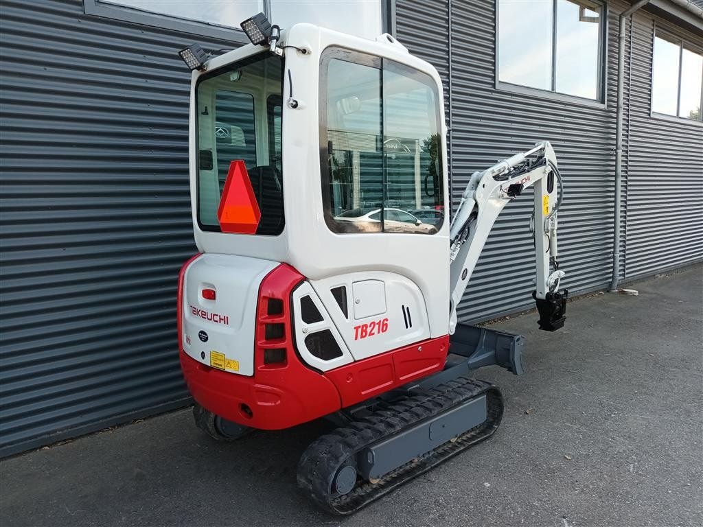 Bagger typu Takeuchi TB216, Gebrauchtmaschine v Fårevejle (Obrázek 3)