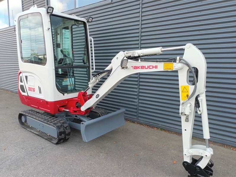 Bagger van het type Takeuchi tb216, Gebrauchtmaschine in Fårevejle (Foto 1)