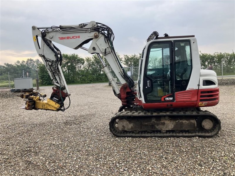 Bagger typu Takeuchi TB290 evt med fældehoved, Gebrauchtmaschine w Rødekro