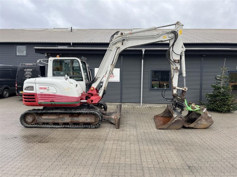 Bagger typu Takeuchi TB290 Hydraulisk skovlskifte 3skovle, Gebrauchtmaschine v Rønnede (Obrázok 1)