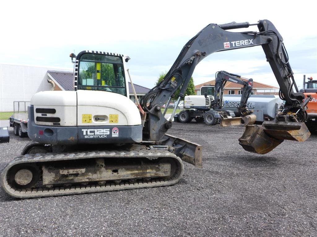 Bagger del tipo Terex TC 125 engcon rotortilt med klo, Gebrauchtmaschine en Nørresundby (Imagen 4)