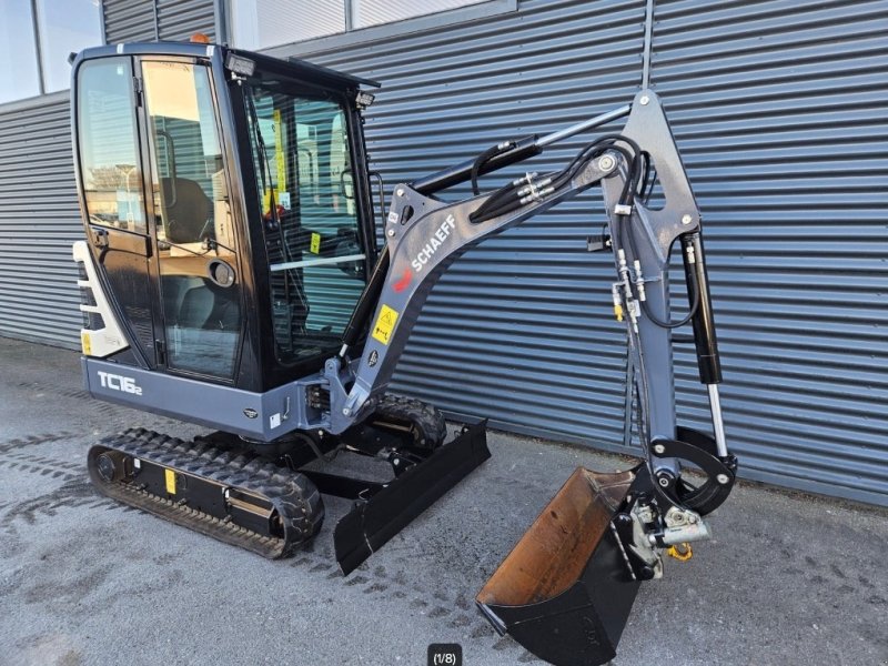 Bagger tip Terex tc16-2, Gebrauchtmaschine in Fårevejle (Poză 1)