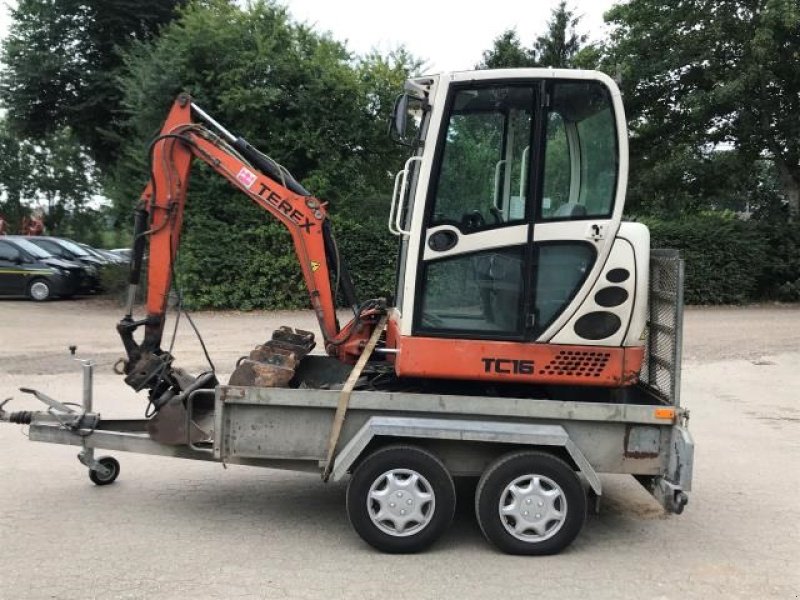 Bagger Türe ait Terex TC16, Gebrauchtmaschine içinde Videbæk (resim 1)