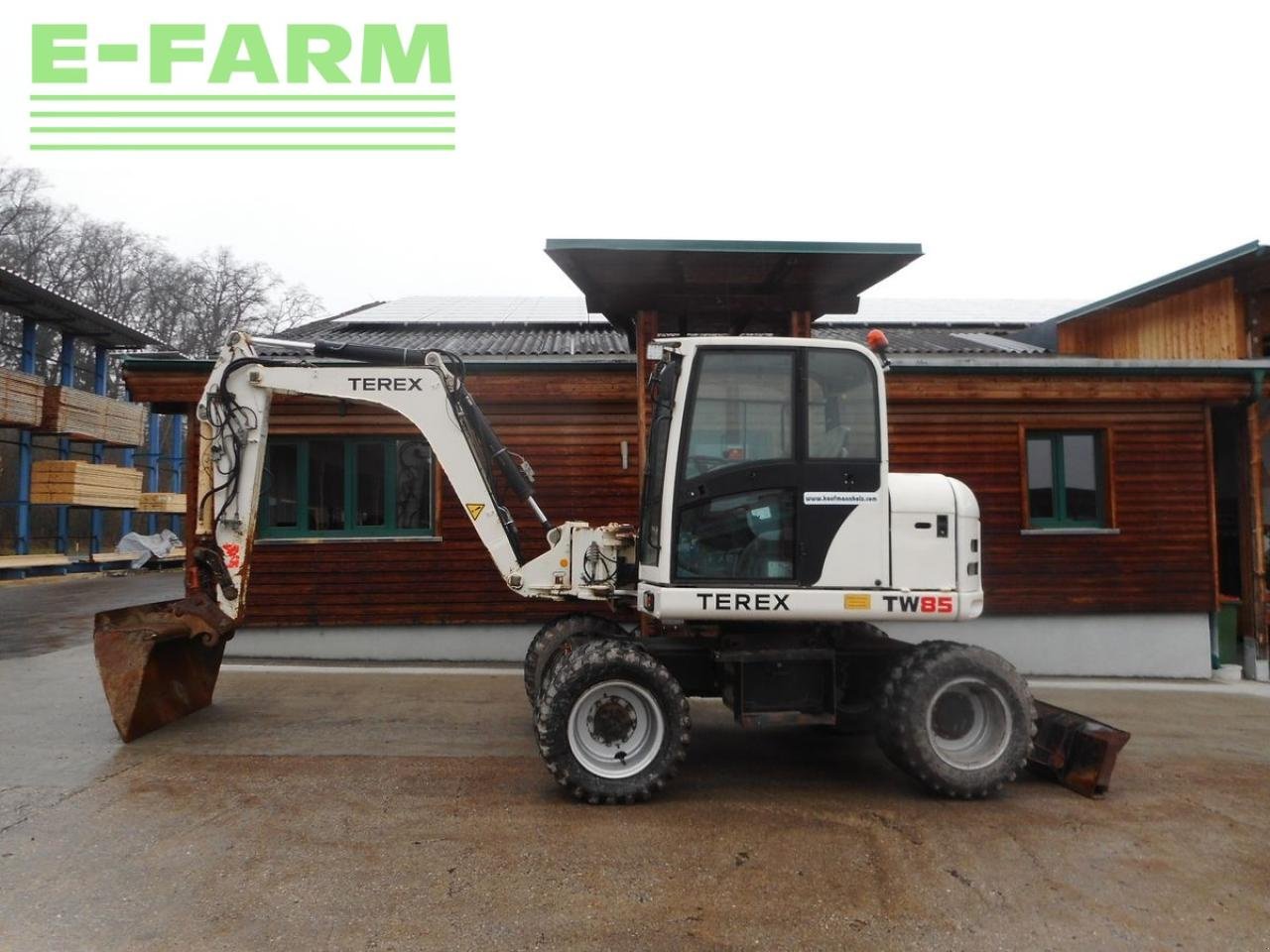 Bagger Türe ait Terex tw 85 ( 9.500kg ), Gebrauchtmaschine içinde ST. NIKOLAI/DR. (resim 1)