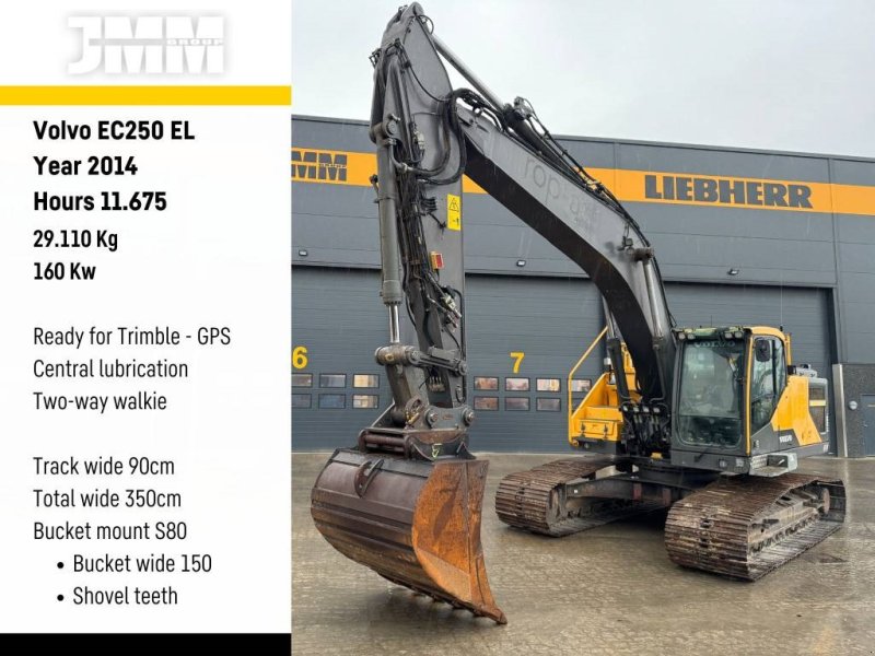 Bagger a típus Volvo EC 250 EL, Gebrauchtmaschine ekkor: Vojens