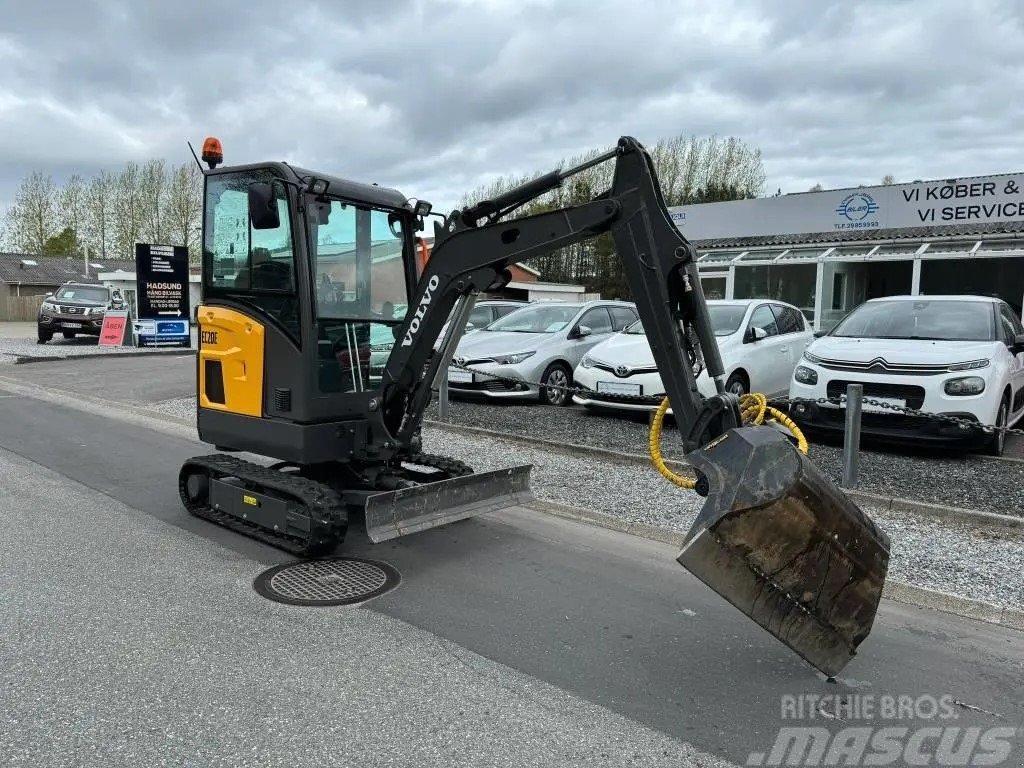 Bagger tip Volvo EC20E Engcon rotortilt, lang arm, Gebrauchtmaschine in Hadsund (Poză 2)