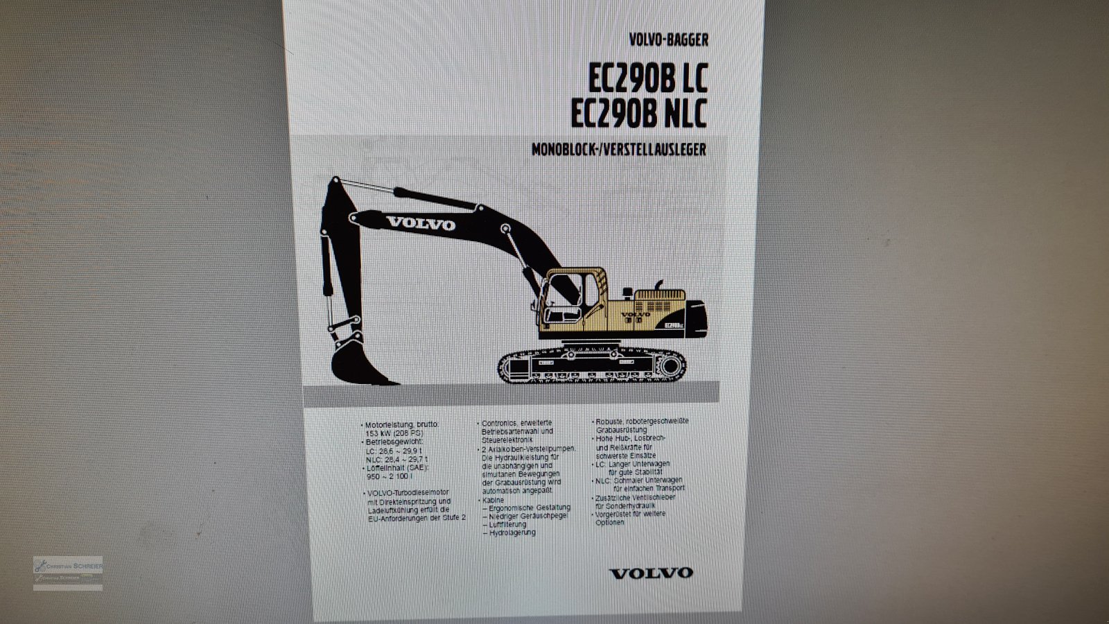 Bagger del tipo Volvo EC290B NLC, Gebrauchtmaschine en Lichtenau Stadtgebiet (Imagen 26)