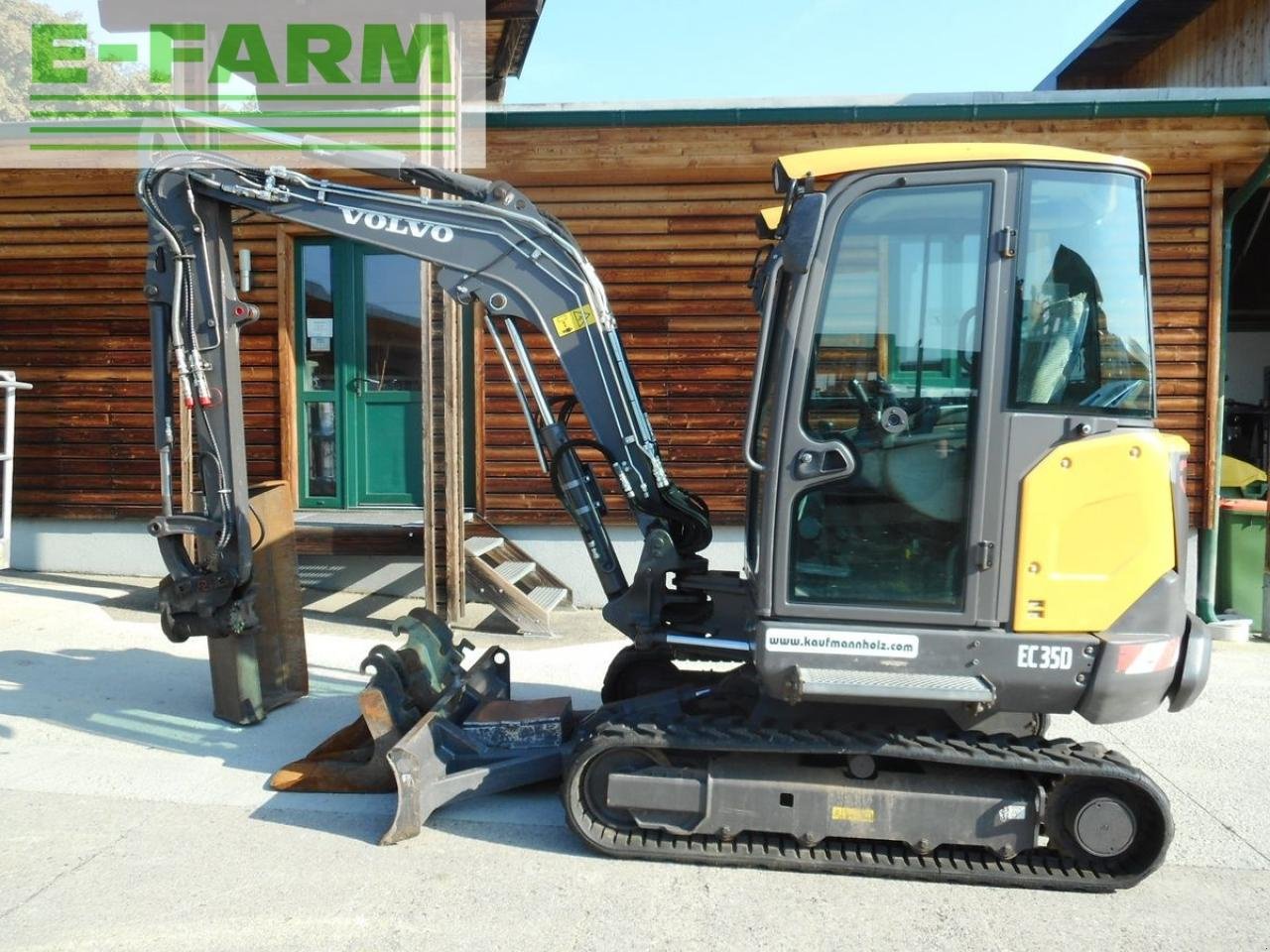 Bagger typu Volvo ec35d ( 3.520kg ) powertilt + hydr. sw + 3 löffe, Gebrauchtmaschine v ST. NIKOLAI/DR. (Obrázok 1)