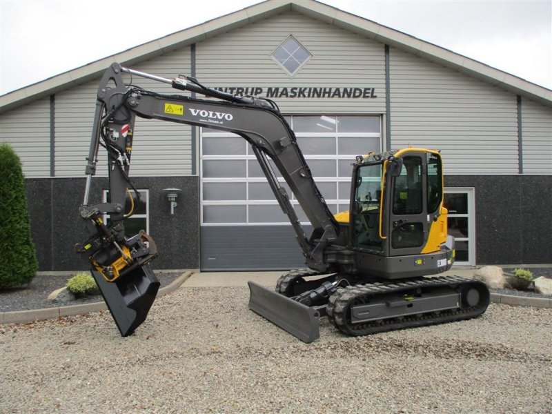 Bagger van het type Volvo ECR 88 D pro med Engcon rotortilt og klo, Gebrauchtmaschine in Lintrup (Foto 1)