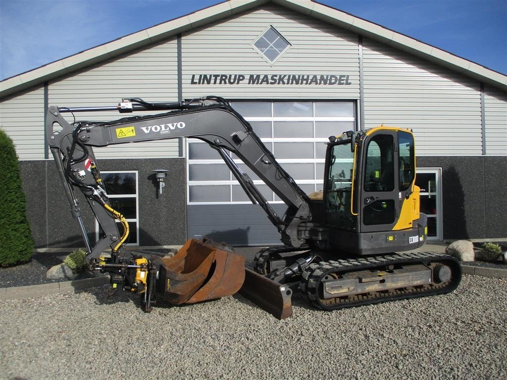 Bagger Türe ait Volvo ECR 88 D pro med Engcon rotortilt og klo, Gebrauchtmaschine içinde Lintrup (resim 1)