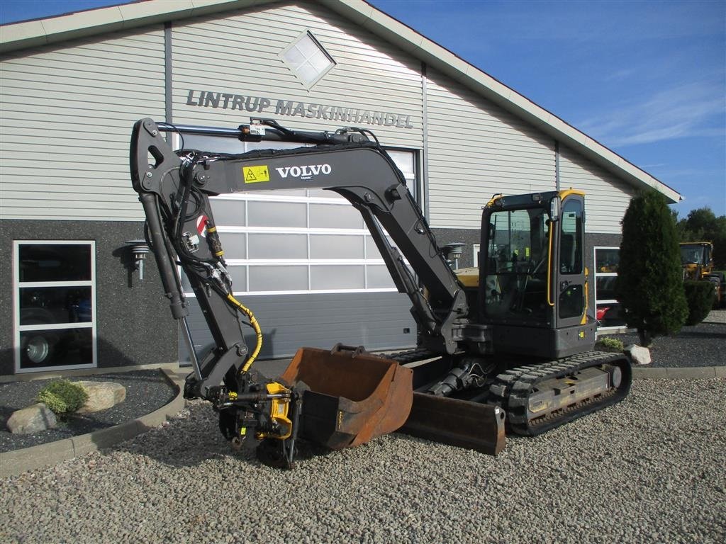 Bagger del tipo Volvo ECR 88 D pro med Engcon rotortilt og klo, Gebrauchtmaschine In Lintrup (Immagine 2)