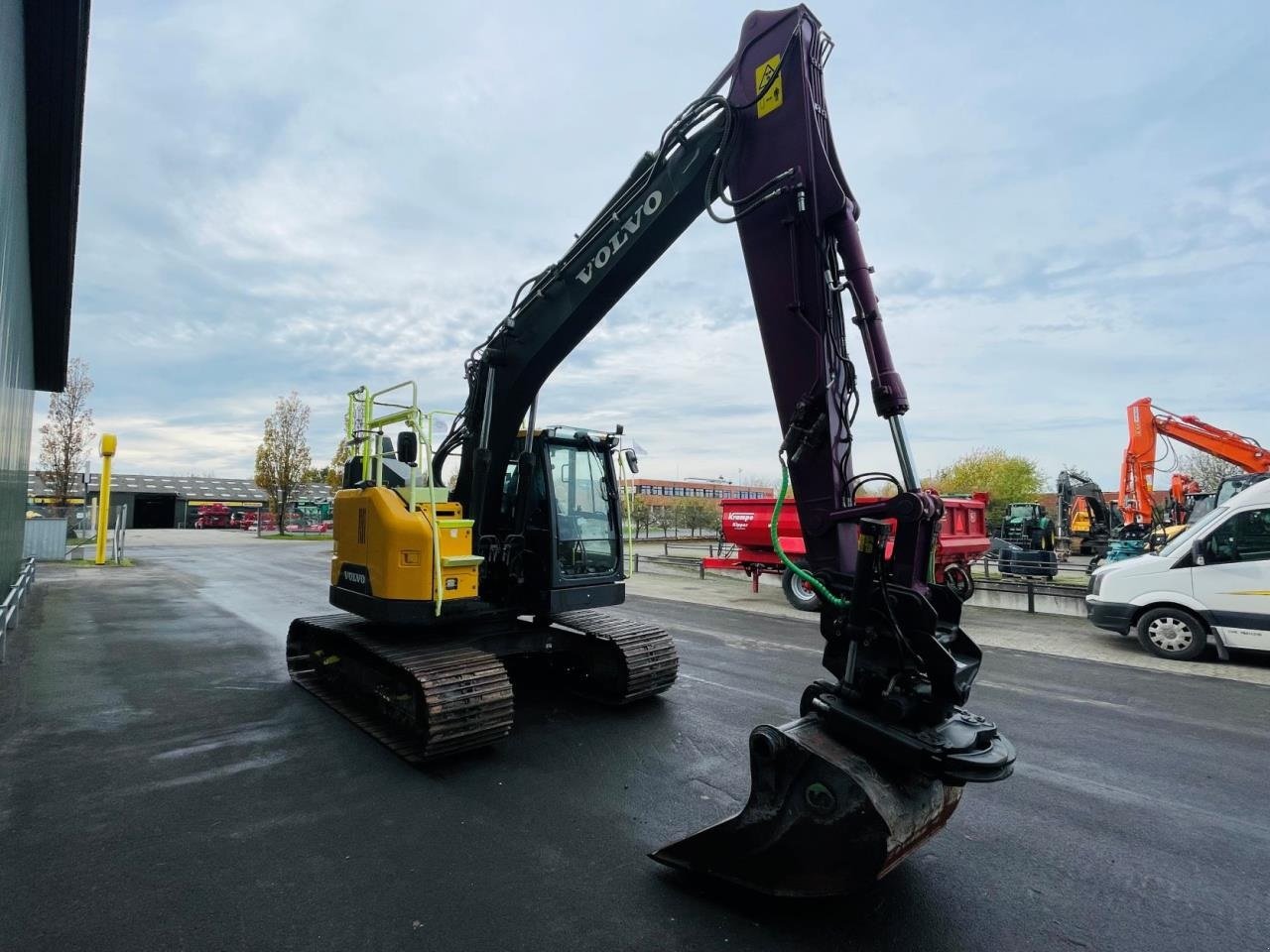 Bagger du type Volvo ECR145EL, Gebrauchtmaschine en Middelfart (Photo 5)