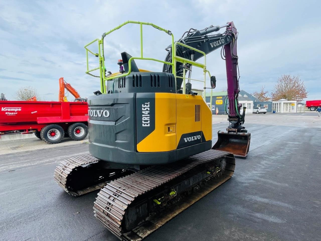 Bagger typu Volvo ECR145EL, Gebrauchtmaschine w Middelfart (Zdjęcie 6)