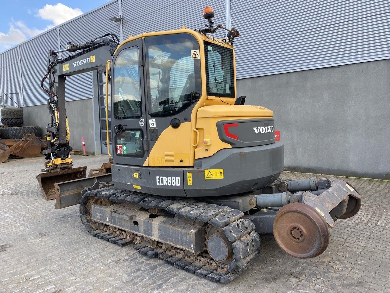 Bagger Türe ait Volvo ECR88D, Gebrauchtmaschine içinde Skive (resim 2)