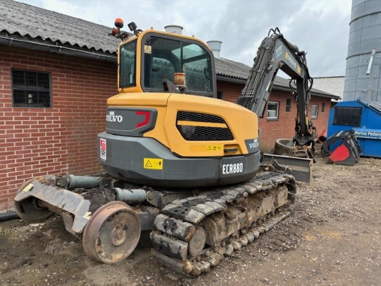 Bagger tipa Volvo ECR88D, Gebrauchtmaschine u Skive (Slika 2)