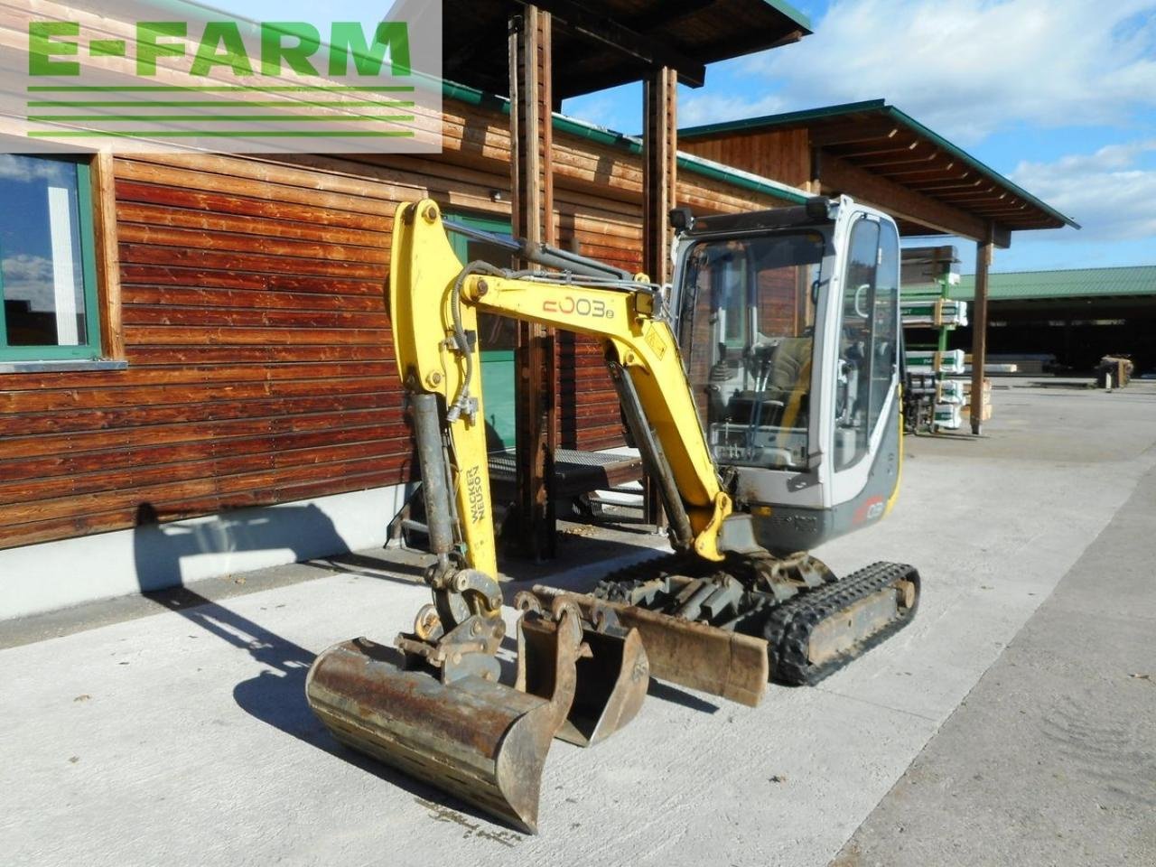 Bagger typu Wacker Neuson neuson 2003-2 vds system! ( 2.242kg ), Gebrauchtmaschine v ST. NIKOLAI/DR. (Obrázek 2)