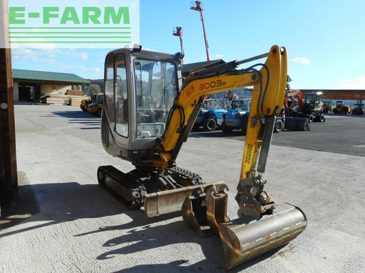 Bagger typu Wacker Neuson neuson 2003-2 vds system! ( 2.242kg ), Gebrauchtmaschine v ST. NIKOLAI/DR. (Obrázek 4)