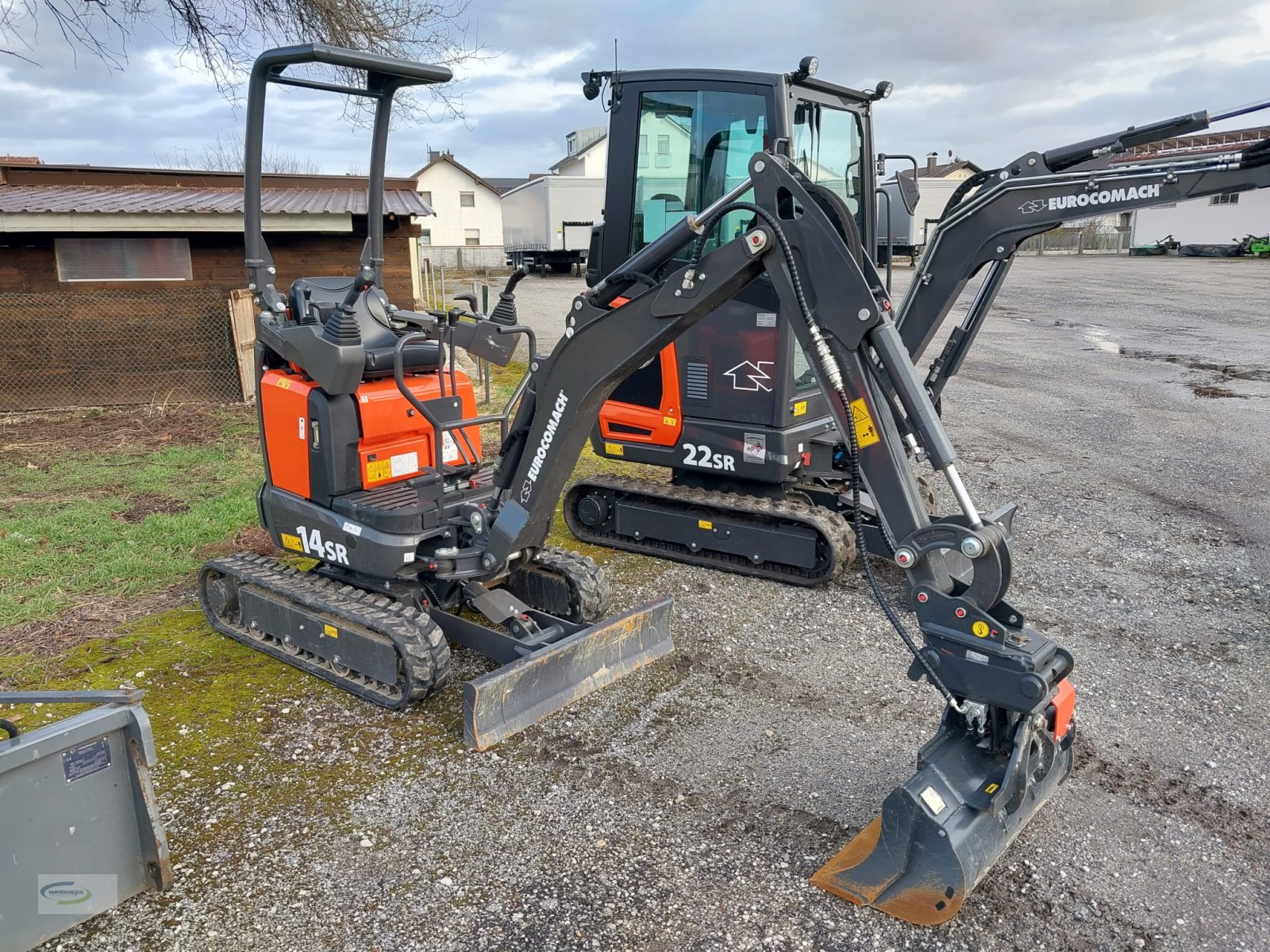 Bagger tipa Weidemann / Eurocomach / Posch Bagger 1.4 to. / 2.2to. / Lader 1140 / 2080 / Holzspalter 18 to. kombiniert, Mietmaschine u Frontenhausen (Slika 2)