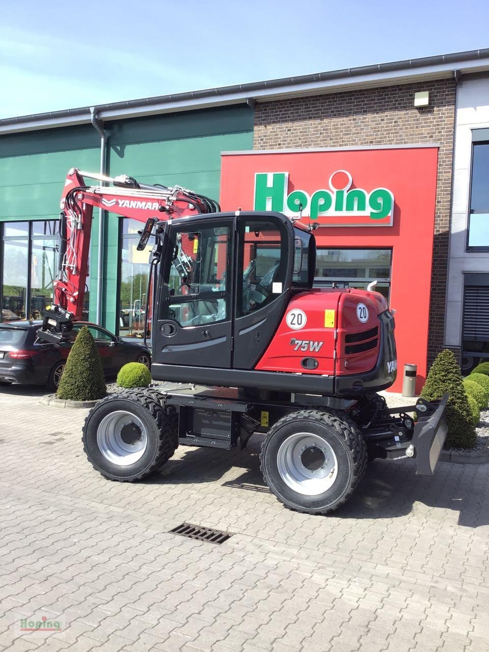 Bagger van het type Yanmar B75W, Gebrauchtmaschine in Bakum (Foto 2)