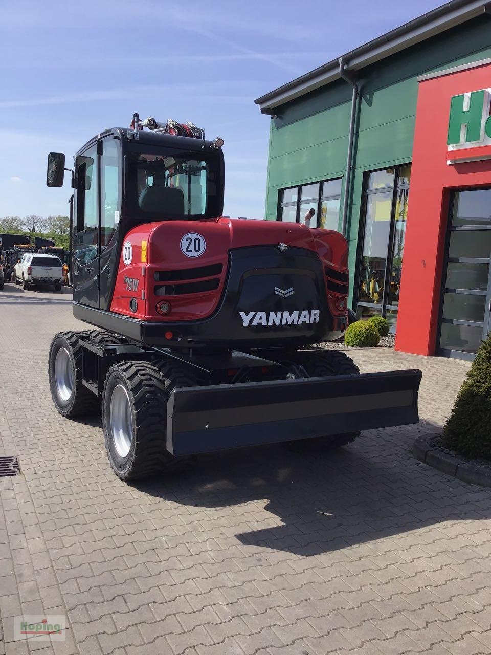 Bagger van het type Yanmar B75W, Gebrauchtmaschine in Bakum (Foto 3)