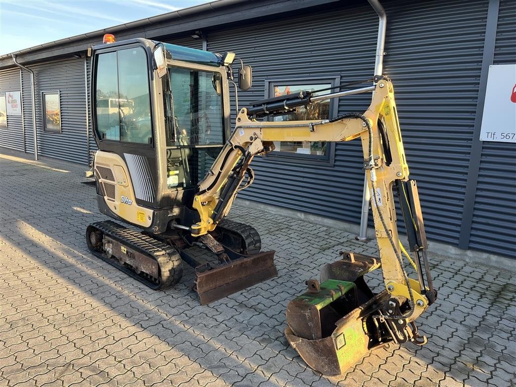 Bagger del tipo Yanmar SV 18 beco hurtigskifte med kipbar planerskovl., Gebrauchtmaschine In Rønnede (Immagine 2)