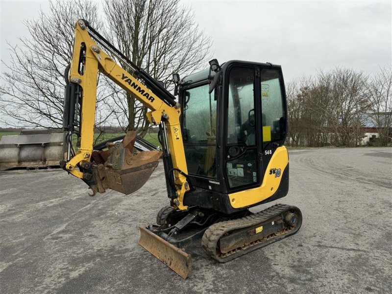 Bagger typu Yanmar SV 18 KUN 2300 TIMER!, Gebrauchtmaschine w Nørager (Zdjęcie 1)