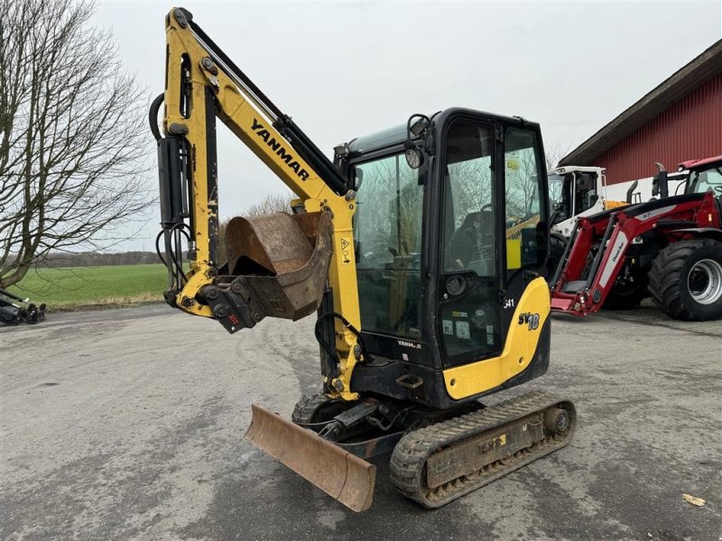 Bagger des Typs Yanmar SV 18 KUN 2300 TIMER!, Gebrauchtmaschine in Nørager